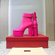 	 Bagsaaa Valentino Vlogo Pink Boots - 1