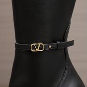 Bagsaaa Valentino Vlogo Black Over Knee Boots - 3
