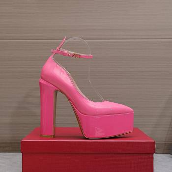 	 Bagsaaa Valentino Leather Tan-Go Pumps 155 Pink