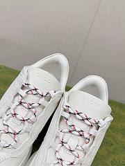 	 Bagsaaa Gucci Run Gg-logo Leather Trainers In Red White - 4