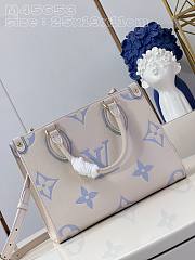 Bagsaaa Louis Vuitton Onthego PM White&Blue - 25 x 19 x 11.5 cm - 5