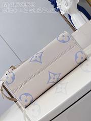 Bagsaaa Louis Vuitton Onthego PM White&Blue - 25 x 19 x 11.5 cm - 3