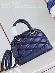 	 Bagsaaa Louis Vuitton Alma BB Blue In Crisscross lining - 23x17x11cm - 1