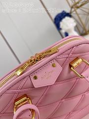 	 Bagsaaa Louis Vuitton Alma BB Pink In Crisscross lining - 23x17x11cm - 5