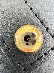 	 Bagsaaa Louis Vuitton Alma BB Black&Gold In Crisscross lining - 23x17x11cm - 6