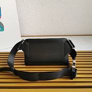 Bagsaaa Prada Black Leather Belt Bag - 21*13*2.5cm - 4