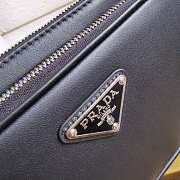 Bagsaaa Prada Black Leather Belt Bag - 21*13*2.5cm - 2