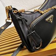 Bagsaaa Prada Re-Nylon and brushed leather mini-bag - 22*19.5*6cm - 3