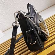 	 Bagsaaa Prada Re-Nylon and brushed leather mini-bag silver hardware - 22*19.5*6cm - 5