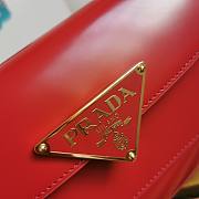 Bagsaaa Prada Logo Plaque Shoulder Bag Red - 24x11x4cm - 6
