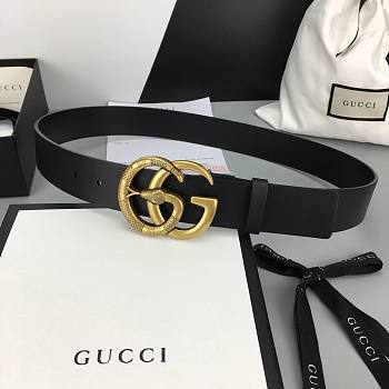 Bagsaaa Gucci Black Leather Belt 