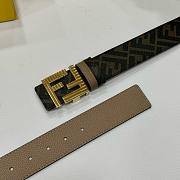 Bagsaaa Fendi Belt In Gold Hardware - 4