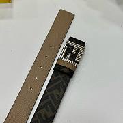 	 Bagsaaa Fendi Belt In Silver Hardware - 3