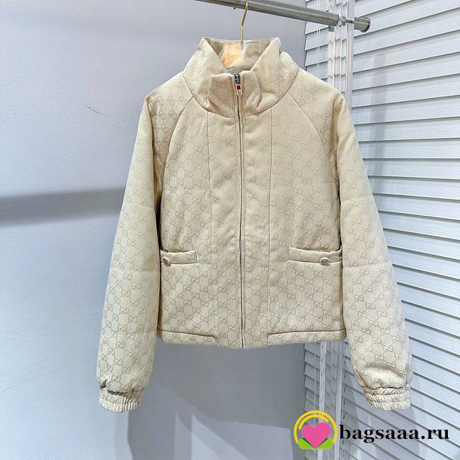 Bagsaaa Gucci Winter Jacket in White - 1