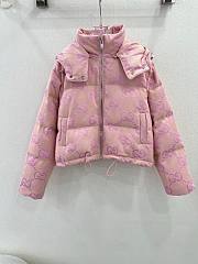 Bagsaaa Gucci Down Jacket In Pink - 1