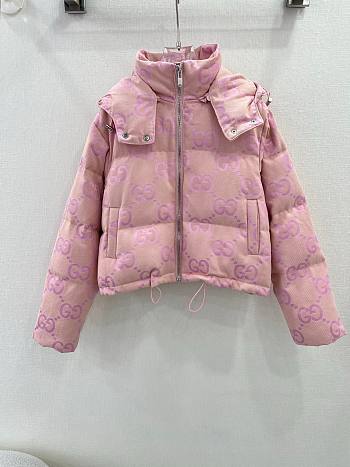 Bagsaaa Gucci Down Jacket In Pink