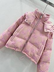 Bagsaaa Gucci Down Jacket In Pink - 5