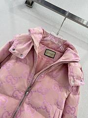 Bagsaaa Gucci Down Jacket In Pink - 4