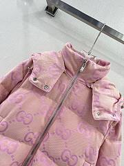 Bagsaaa Gucci Down Jacket In Pink - 3