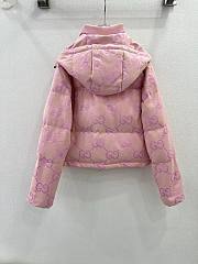Bagsaaa Gucci Down Jacket In Pink - 2