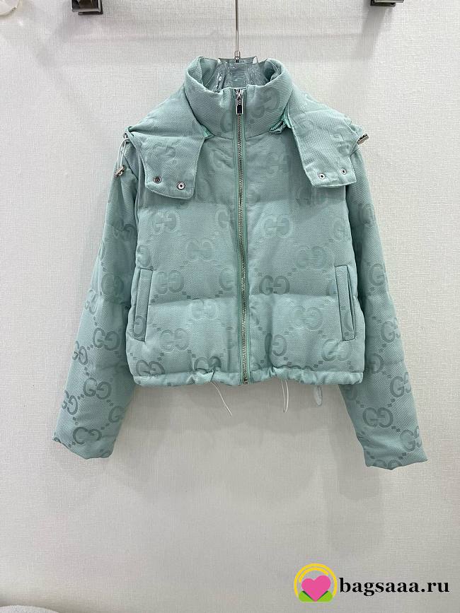 	 Bagsaaa Gucci Down Jacket In Blue - 1