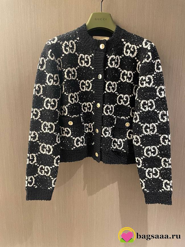 Bagsaaa Gucci Cardigan In Black - 1