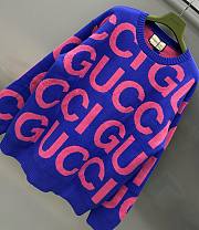 BAGSAAA GUCCI WOOL JUMPER WITH GUCCI INTARSIA - 2