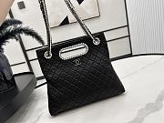 Bagsaaa Chanel Black Lambskin Bag - 32x28x5cm - 5