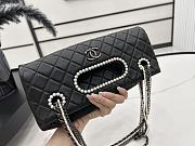 Bagsaaa Chanel Black Lambskin Bag - 32x28x5cm - 4