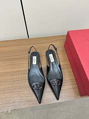 Bagsaaa Valentino Vlogo Heels In Black Leather - 3