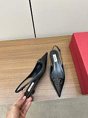 Bagsaaa Valentino Vlogo Heels In Black Leather - 5