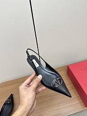 Bagsaaa Valentino Vlogo Heels In Black Leather - 6