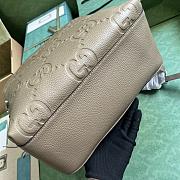Bagsaaa Gucci Jumbo GG Backpack In Gray - 32x 42x 16cm - 3
