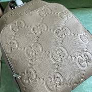 Bagsaaa Gucci Jumbo GG Backpack In Gray - 32x 42x 16cm - 2