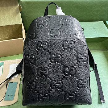 	 Bagsaaa Gucci Jumbo GG Backpack In Black - 32x 42x 16cm