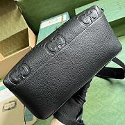 	 Bagsaaa Gucci Jumbo GG Backpack In Black - 32x 42x 16cm - 5