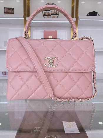 Bagsaaa Chanel Trendy CC Pink Gold Hardware 25cm