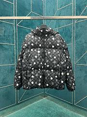 Bagsaaa Louis Vuitton x YK Monogram Painted Dots Down Blouson - 1