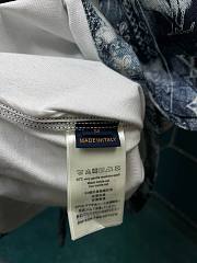 Bagsaaa Louis Vuitton Monogram Bandana Short-Sleeved Denim Shirt - 2