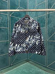 Bagsaaa Louis Vuitton Monogram Printed Denim Jacket - 1