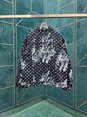 Bagsaaa Louis Vuitton Monogram Printed Denim Jacket - 2