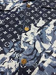 Bagsaaa Louis Vuitton Monogram Printed Denim Jacket - 4