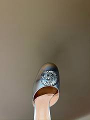 	 Bagsaaa Gucci Platform Pump With Double G In Silver 115mm - 4