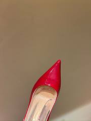 	 Bagsaaa Gucci Pump In Red Patent - 5