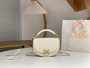 	 Bagsaaa Chloe Marcie Chain Flap White Bag - 22.5x15.7x7cm - 1