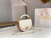 	 Bagsaaa Chloe Marcie Chain Flap White Bag - 22.5x15.7x7cm - 2