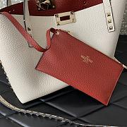 Bagsaaa Valentino Garavani Rockstud-embellishment tote bag white - 28*20*8cm - 6
