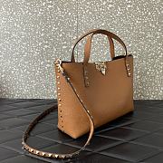 	 Bagsaaa Valentino Garavani Rockstud-embellishment tote bag brown - 28*20*8cm - 5