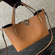 	 Bagsaaa Valentino Garavani Rockstud-embellishment tote bag brown - 28*20*8cm - 4