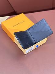 Bagsaaa Louis Vuitton Multiple Wallet Black Ostrich Leather - 12*9CM - 5